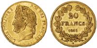 20 franków 1833/A, Paryż, złoto 6.38 g