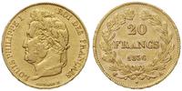 20 franków 1836 / A, złoto 6.42 g