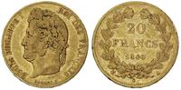 20 franków 1840 / A, Paryż, złoto, 6.43 g