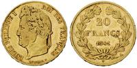 20 franków 1841 A, Paryż, złoto, 6.39 g
