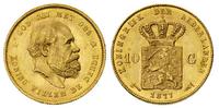 10 guldenów 1877, złoto 6.73 g