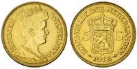 5 guldenów 1912, złoto 3.29 g