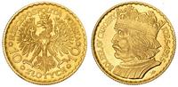10 złotych 1925, Chrobry, złoto 3.22 g