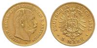 5 marek 1878/A, Berlin, złoto 1.99 g, Fr. 3825, 