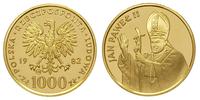 1.000 złotych 1982, Jan Paweł II, złoto 3.41 g, 