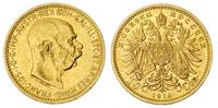 10 koron 1910, złoto 3.38