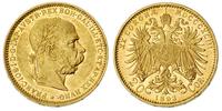 20 koron 1893, złoto 6.76 g