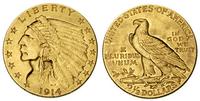 2 1/2 dolara 1914/D, Denver, złoto 4.15 g