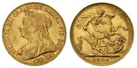 1 funt 1900, Londyn, złoto 7.97 g,