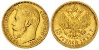 15 rubli 1897, złoto 12.87 g