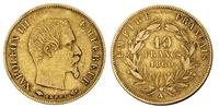 10 franków 1860/A, Paryż, złoto 3.22 g