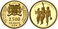 2500 franków 1971, złoto 8.97, wybito tylko 960 