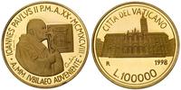 10.0000 lirów 1998, złoto 15.03 g, wybite stempl