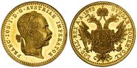 dukat 1873, Wiedeń, złoto 3.47 g