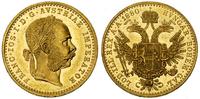 dukat 1880, Wiedeń, złoto 3.48 g