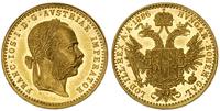 dukat 1886, Wiedeń, złoto 3.48 g