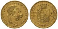 20 franków = 8 forintów 1873/K.B., Kremnica, zło