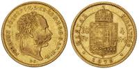 10 franków= 4 forinty 1875/KB, Kremnica, złoto 3