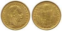 10 franków - 4 forinty 1876, Kremnica, złoto, 3.