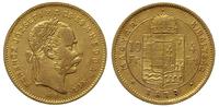 10 franków=4 forinty 1879/K.B., Kremnica, złoto 