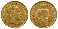 10 franków = 4 forinty 1880/KB, Kremnica, złoto 