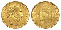 20 franków = 8 forintów 1880/KB, Kremnica, złoto