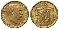 10 koron 1917, Kopenhaga, złoto 4.46 g