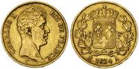 40 franków 1824/A, Paryż, złoto 10.78 g