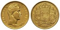 40 franków 1830/A, Paryż, złoto 12.81 g