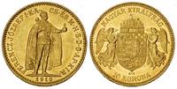 10 koron 1910, Kremnica, złoto 3.38 g