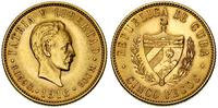 5 peso 1916, złoto 8,34 g