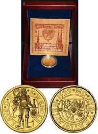kopia dukata wrocławskiego 1533, wybita w złocie