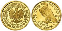 500 złotych 1996, Orzeł Bielik, złoto 31.19 g; m