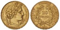 20 franków 1851/A, Paryż, złoto 6.43