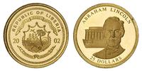 25 dolarów 2002, Abraham Lincoln, złoto 0.74 g