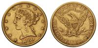 5 dolarów 1880, Filadelfia, złoto 8.33 g