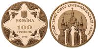 100 hrywien 1998, złoto "900" 17.46 g, moneta w 