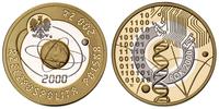 200 złotych 2000, Rok 2000, złoto i srebro, 13.5