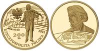 200 złotych 2001, Henryk Wieniawski, złoto 15.53