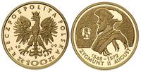 100 złotych 1999, Zygmunt II August, złoto, 8.00