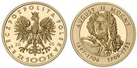 100 złotych 2005, August II Mocny, złoto 7.99 g,