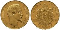 50 franków 1857, Paryż, złoto 16.12 g, Fr. 571