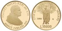 50.000 lirów 2000, złoto 7.46 g, Fiszer 319