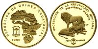 7000 franków 1992, złoto "900" 8.53 g