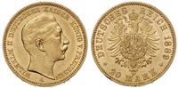 20 marek 1889/A, złoto 7.95 g