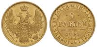 5 rubli 1849, Petersburg, złoto 6.50 g