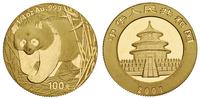 100 yuanów 2001, złoto 7.79 g