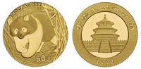 50 yuanów 2001, złoto 3.13 g