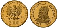2.000 złotych 1981, Władysław Herman, złoto 8.01