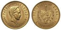 5 peso 1916, złoto 8.36